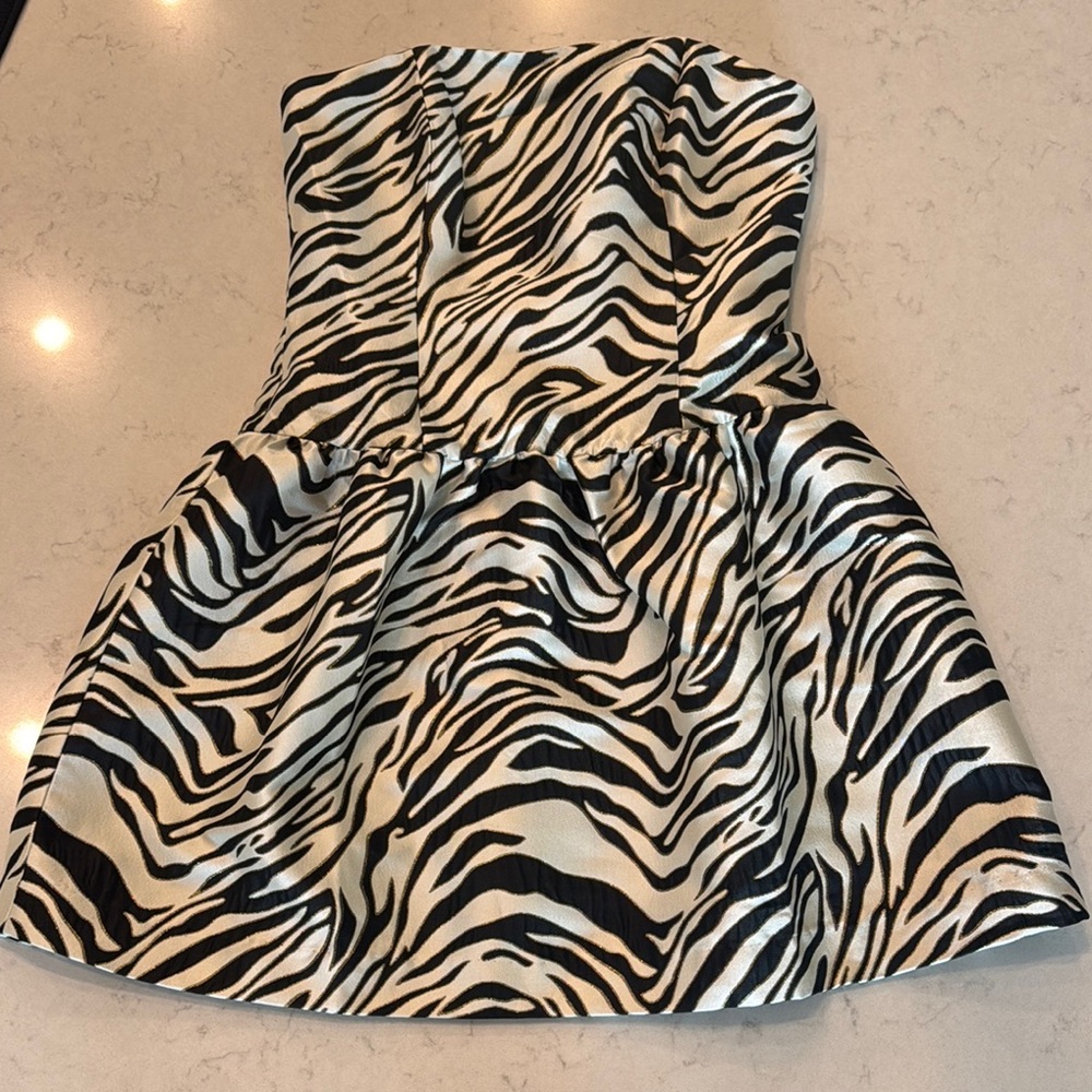 Stylish Zebra Print Dress